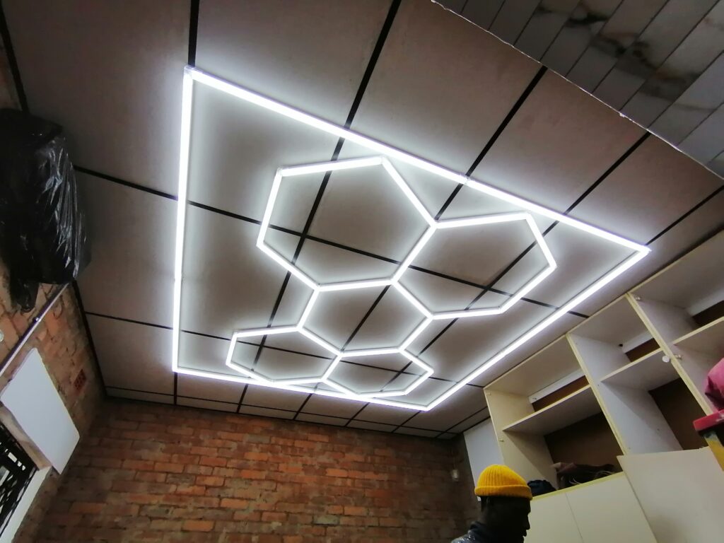 office lighting layout